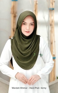 Hijab Polos Wardah Khimar - All Size