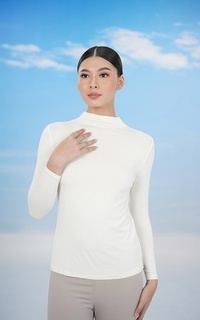 Inner Shirt Everyday Inner Long Sleeves - Egret