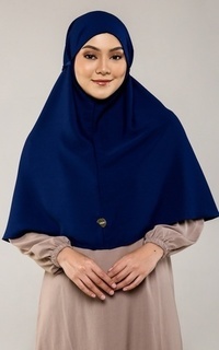 Instant Hijab Marine Bergo
