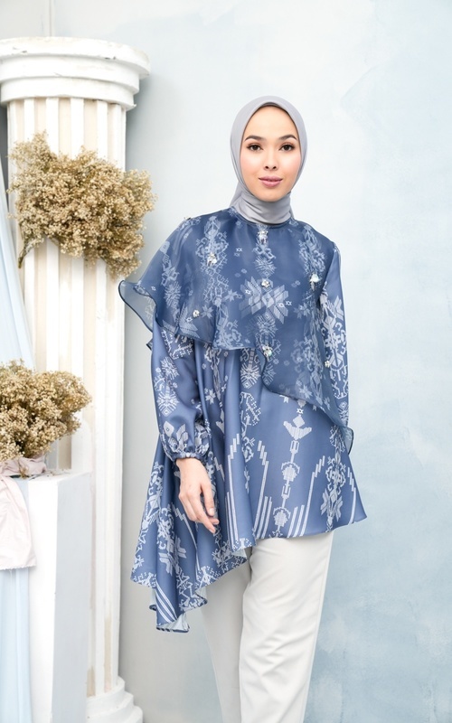 Tunik - Lingga Tunic Biru Nila - Biru Nila