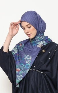 Printed Scarf MELCIA ROYAL BLUE SCARF 