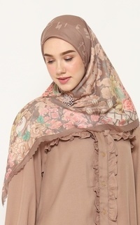 Printed Scarf PARIS SCARF SERIES_TAUPE