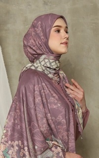 Printed Scarf PARIS SCARF SERIES_PLUM