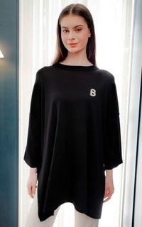 Kemeja Oversized Shirt - Black