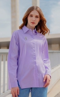 Shirt Cotton Shirt - Lavender