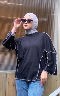 Blouse Mybamus Defika Oversize Tops - Blouse Muslim Bobal