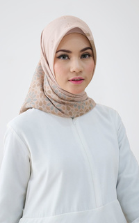 Printed Scarf Naima Hijab Creme