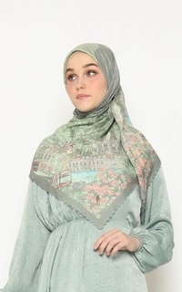 Hijab Motif LONDON SERIES_SAGE