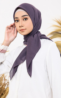 Hijab Polos Superfine Plain Voal Scarf Pewter