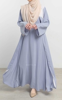 Long Dress WAFTA - HALIMAH ABAYA ICE BLUE
