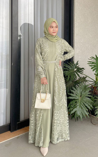 Long Dress Sabena Dress Matcha