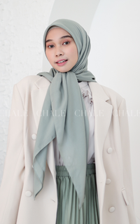 Hijab Polos Ultrafine Voile 2.0 in Sage
