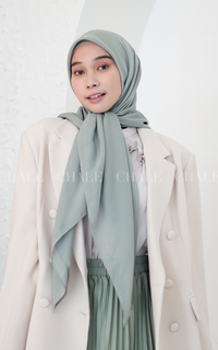 Plain Scarf Ultrafine Voile 2.0 in Sage