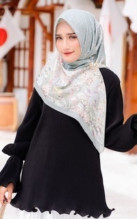 Hijab Motif Japan Series In Sage