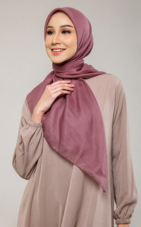 Hijab Polos Everyday Scarf - Rose Wood