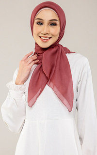 Hijab Polos Everyday Scarf - Brick Red