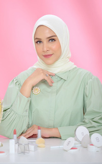 Hijab Polos Everyday Scarf - Cannoli Cream