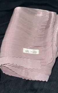 Pashmina Pashmina Shimmer Silk Lasercut Original Premium Chocomauve-686712