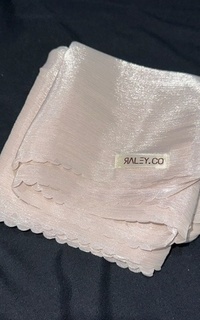 Pashmina Pashmina Shimmer Silk Lasercut Original Premium Latte-686715