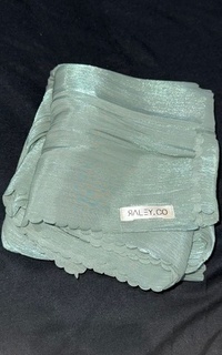 Pashmina Pashmina Shimmer Silk Lasercut Original Premium Sage-686716