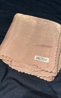 Pashmina Pashmina Shimmer Silk Lasercut Original Premium Mocca-686722