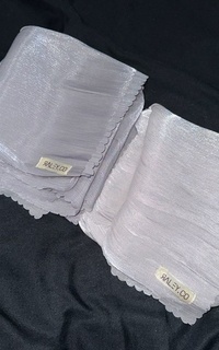 Pashmina Pashmina Shimmer Silk Lasercut Original Premium Dark grey-686724
