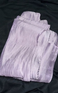 Pashmina Pashmina Shimmer Silk Lasercut Original Premium Lavender-686726