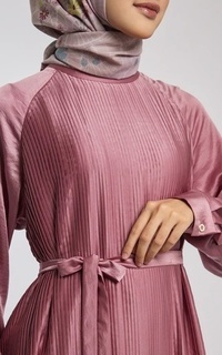 Gamis Dena Dress Plain Blush Blush-686876