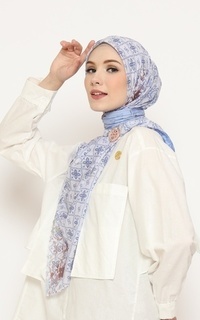 Printed Scarf HESSYA ELLENA SERIES_BLUE