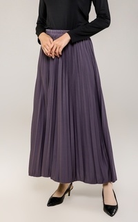 Rok Basic Pleats Skirt Dark Grey