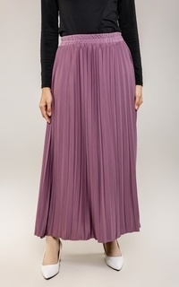 Skirt Basic Pleats Skirt Lilac