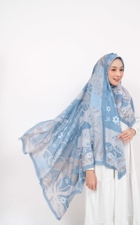Hijab Motif Voal Signature Premium - Deepcean  (Motif Series by Zilkalabel)