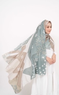 Printed Scarf Voal Signature Premium - Grass (Motif Series by Zilkalabel)