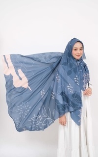 Hijab Motif Voal Signature Premium - Midnight (Motif Series by Zilkalabel)