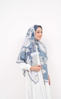 Printed Scarf Voal Signature Premium - Wave (Motif Series by Zilkalabel)