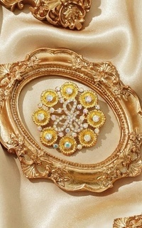 Bros Zania Brooch - Gold