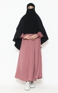 Gamis Allev Gamis Wanita Amara Dress - Dusty Pink