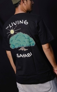Pakaian Pria Tawheed The Living Sahabi - Kaos Dakwah Islami Pria