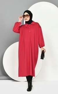 Tunic Mybamus x Gilda Priyadi (Free Belt)  Polo Midi Dress – Tunik Oversize Wanita