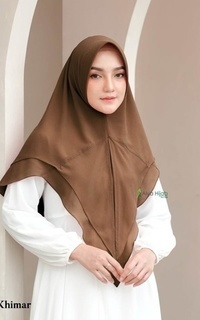 Plain Scarf Humaira Khimar - All Size