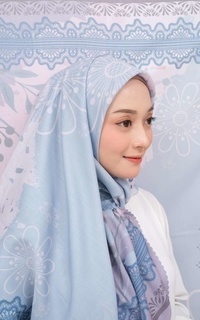 Hijab Motif Voal Signature Premium - Joyfull (Motif Series by Zilkalabel)