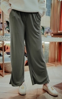 Celana Knit Pants - Grey