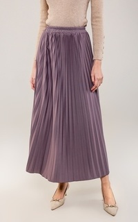 Rok Basic Pleats Skirt Taro