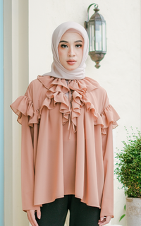 Blouse Alunicorn - Bella Blouse - Nude Brown