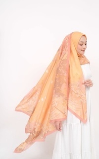 Hijab Motif Voal Signature Premium - Canary (Motif Series by Zilkalabel)