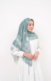 Printed Scarf Voal Signature Premium - Aloemint  (Motif Series by Zilkalabel)