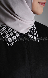 Long Dress Erlinda Ziper Dress Black-69062