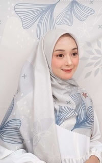 Hijab Motif Voal Signature Premium - Spring (Motif Series by Zilkalabel)