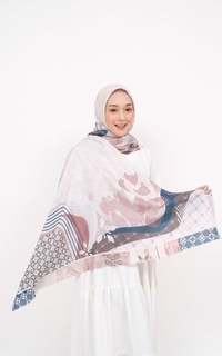 Printed Scarf Voal Signature Premium - Aileen (Motif Series by Zilkalabel)