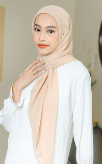 Plain Scarf Kirana Paris Plain Japan Creamy-691413